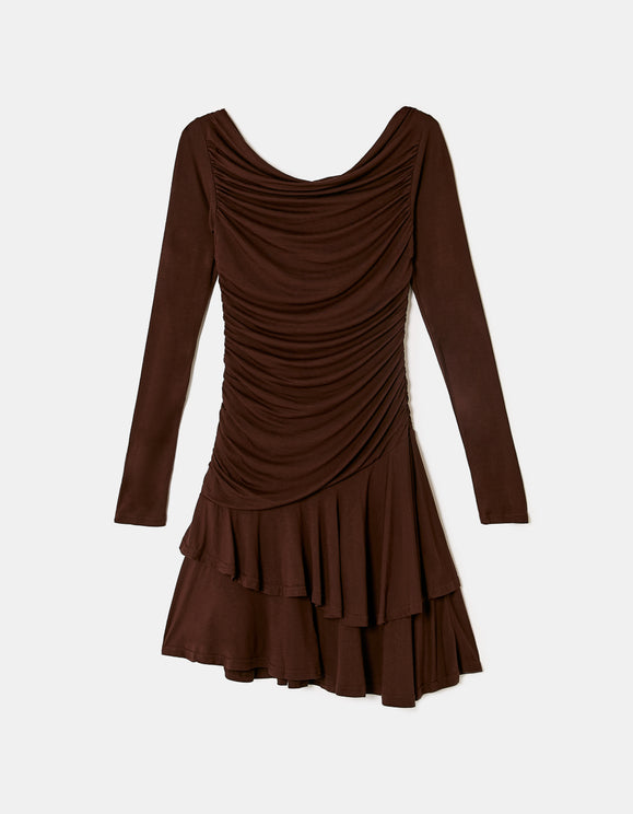 Tally Weijl Brown Mini Dress, styled product view