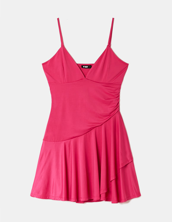 Tally Weijl pink mini dress, front view