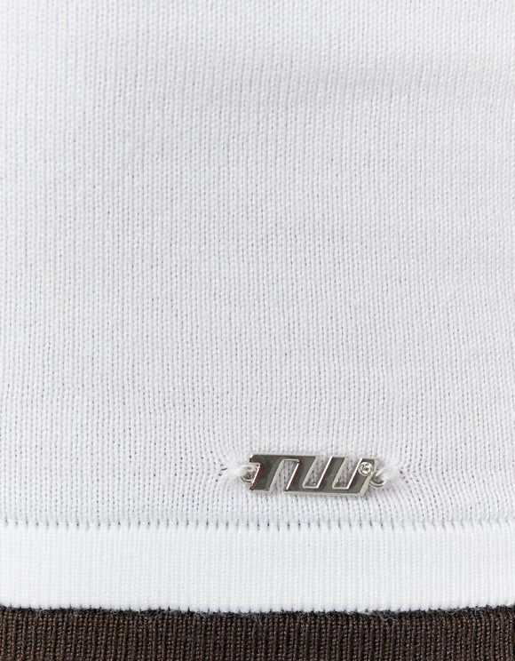 Tally Weijl White Cropped T Shirt, product detail view