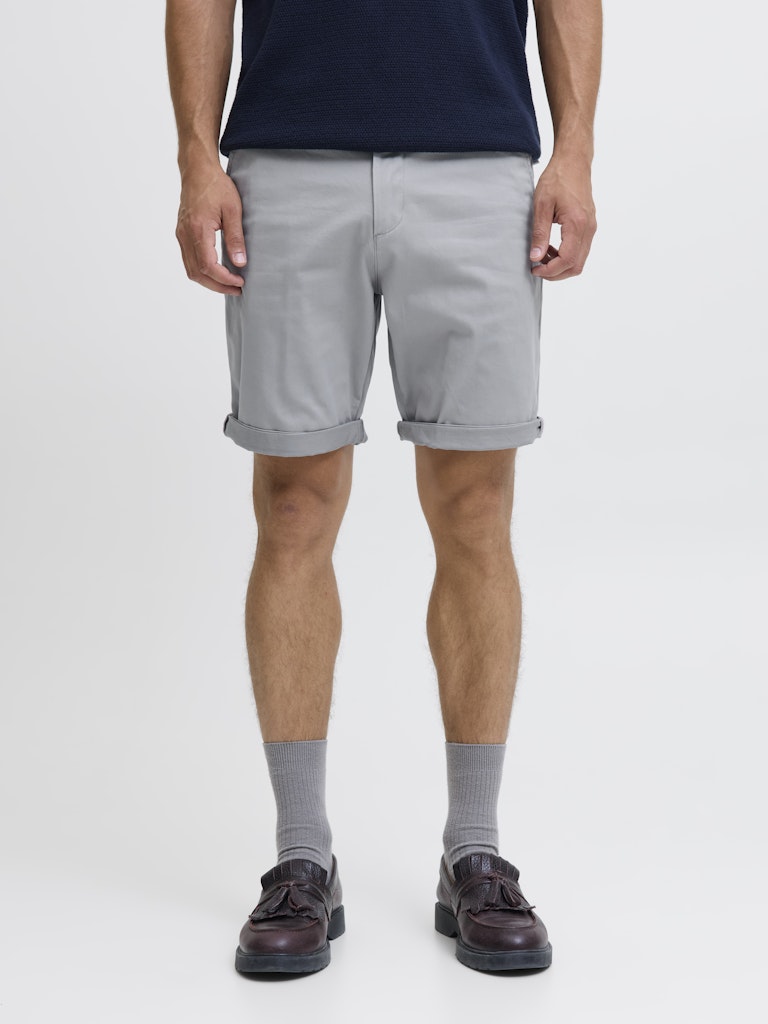 JACK & JONES Bowie Shorts Solid - Ultimate Grey Ultimate grey front view