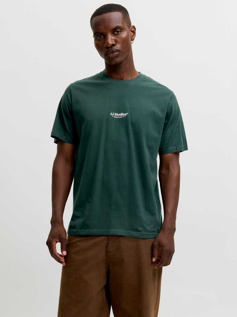 JACK & JONES Jjesoho Tee Crew Neck in Scarab front model view