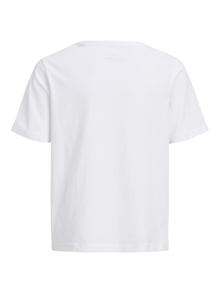 Jack Jones Youths Alliance Junior Boys Tee-Bright White Bright White detail view