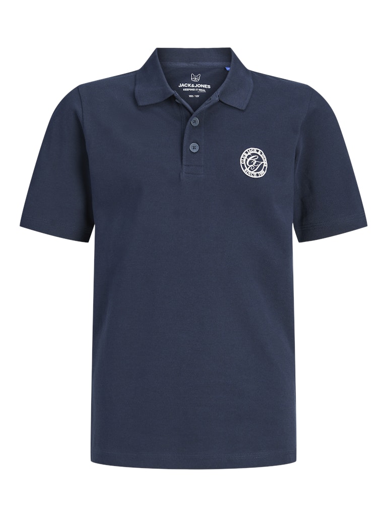 Jack Jones Youths Alliance Junior Boys Polo-Navy Blazer Navy Blazer back view