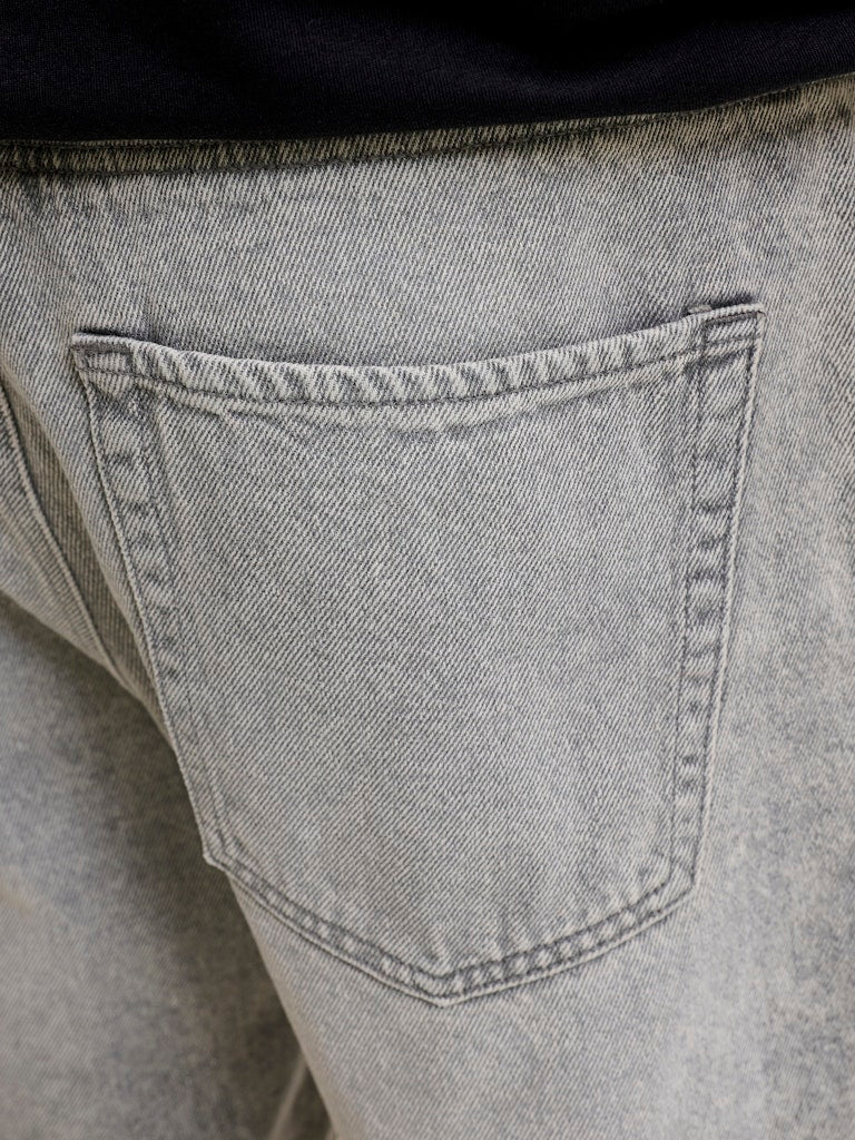 JACK & JONES Tony Originals Grey Denim Shorts Grey Denim side view