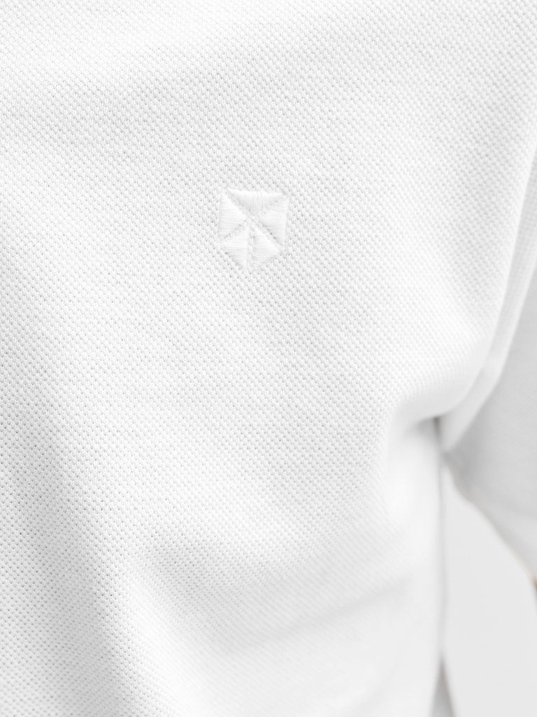 Jack Jones Youths Weston Short Sleeve Junior Bright White Polo Bright White alternate view