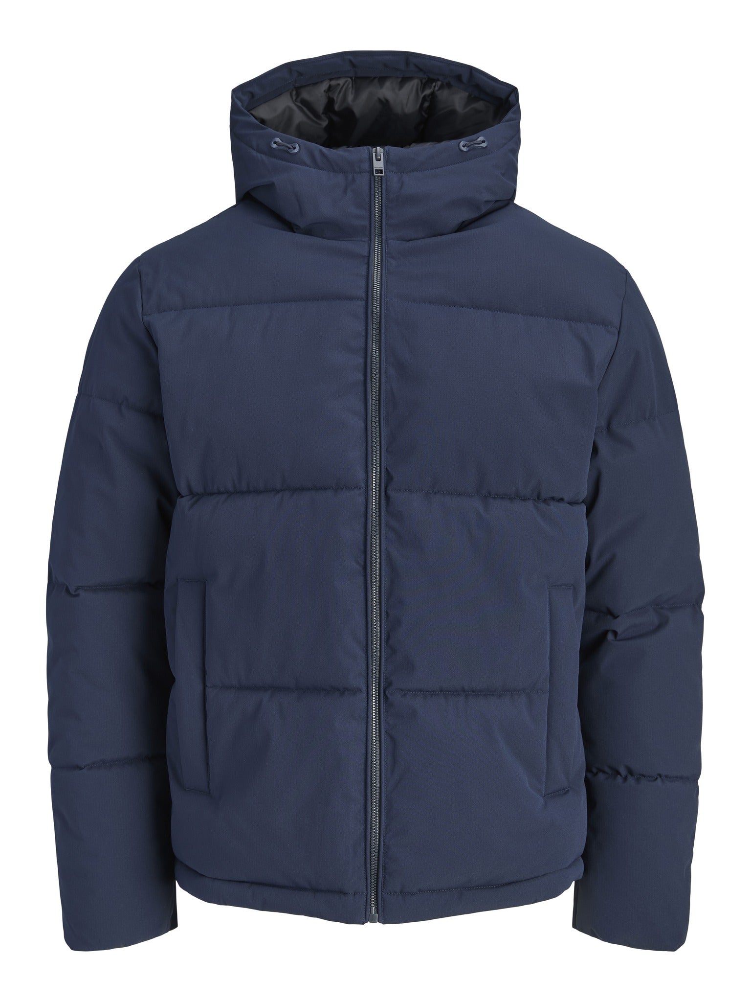 JACK & JONES Galaxy Puffer Jacket in Sky Captain front view