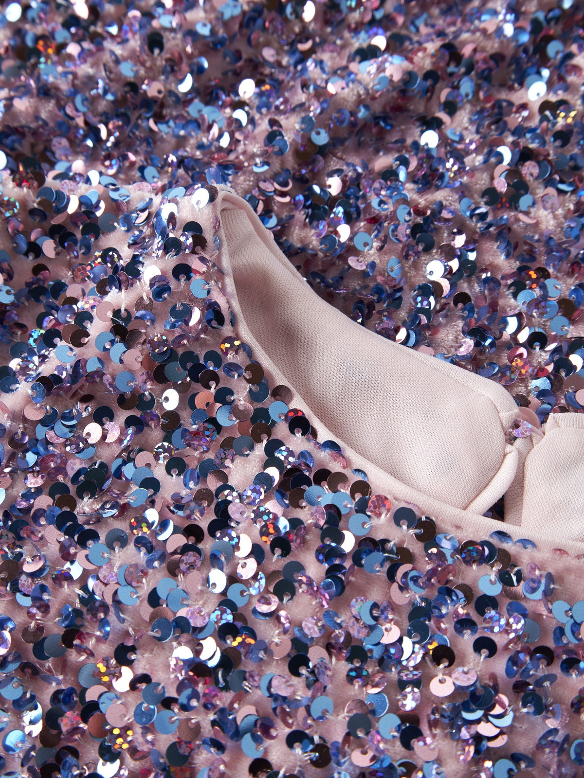 NAME IT Runica TUNIC in Sweet Dreams sequin fabric detail