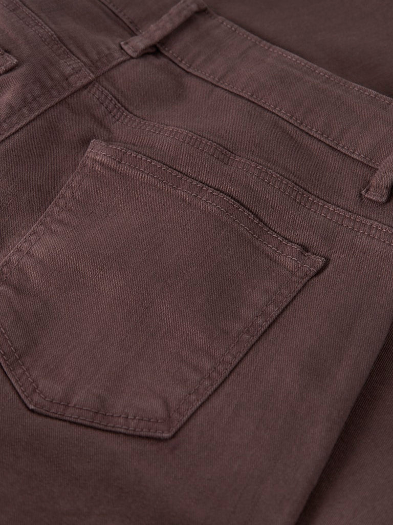 NAME IT Rose Wide Twi Pant 1115 - tp in French Roast back pocket detail