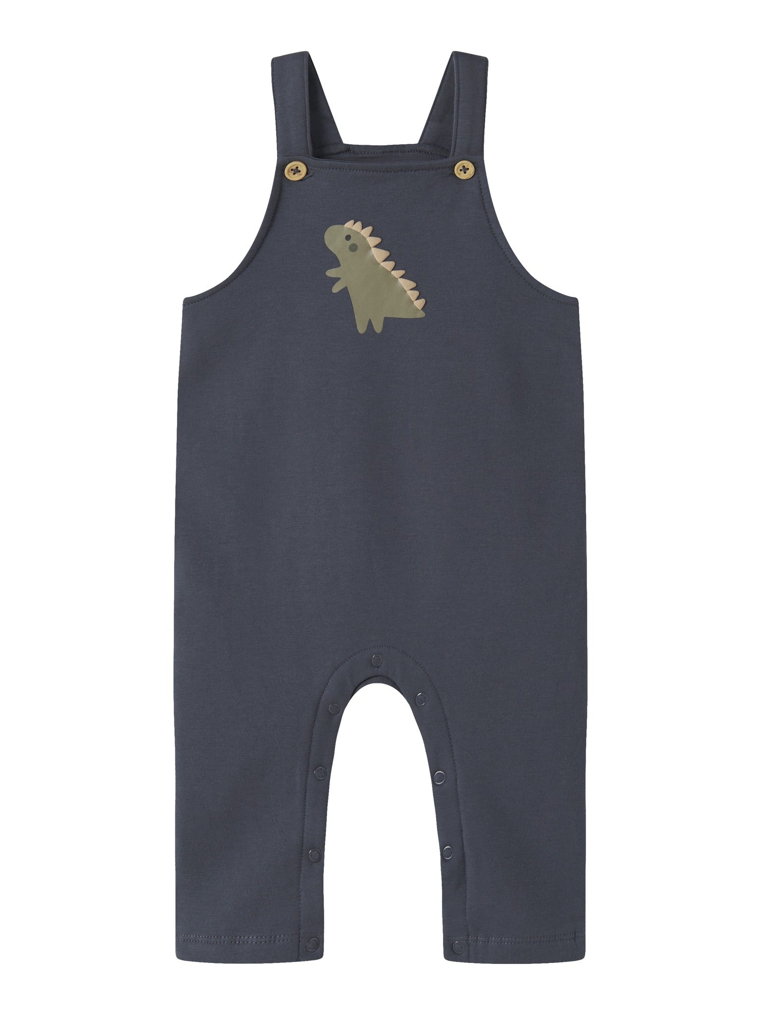 NAME IT Vonne Sweat Overall in Ombre Blue Dinos front view