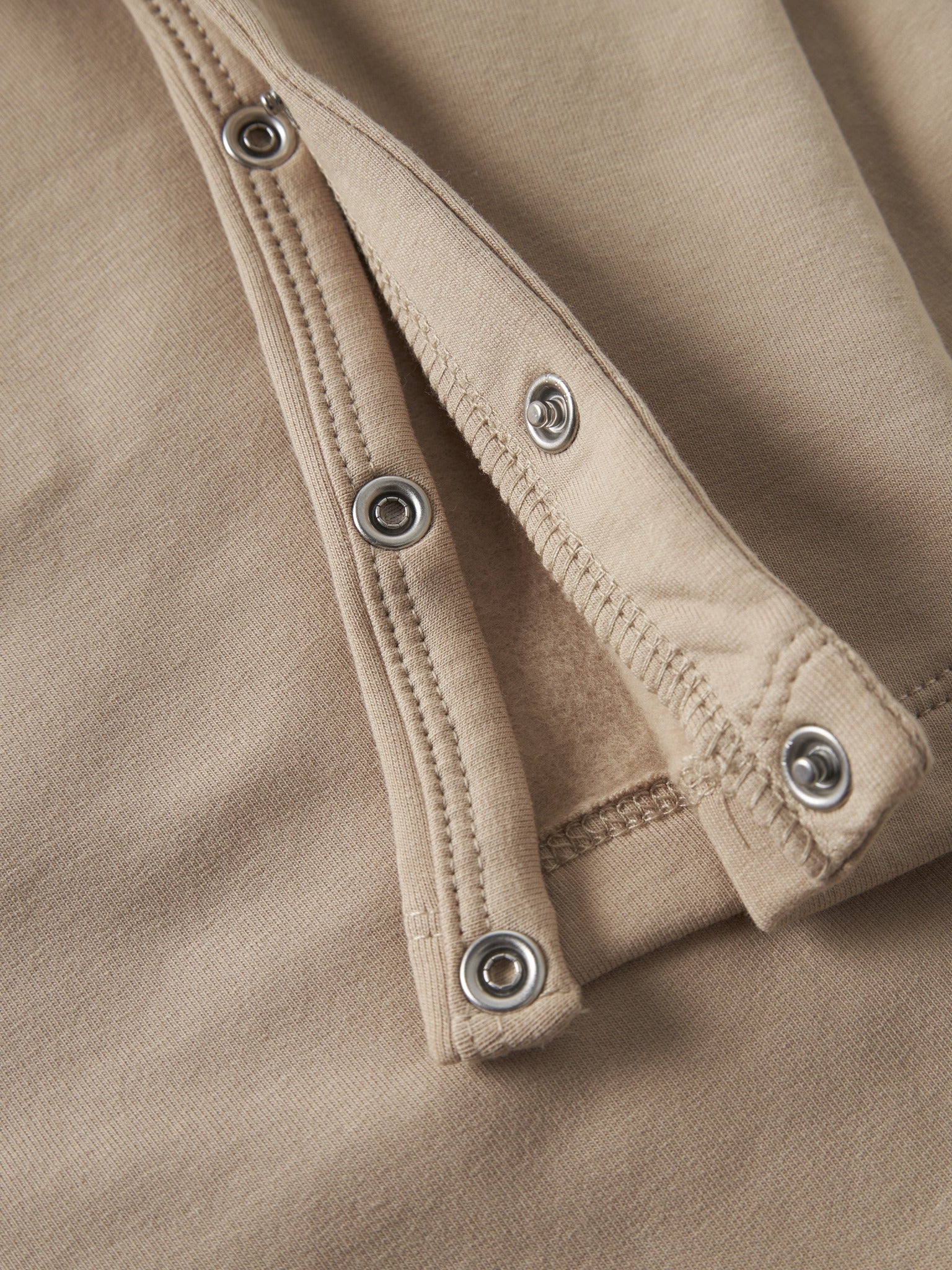 NAME IT Vonne Sweat Overall in Sesame Trucks press-stud detail