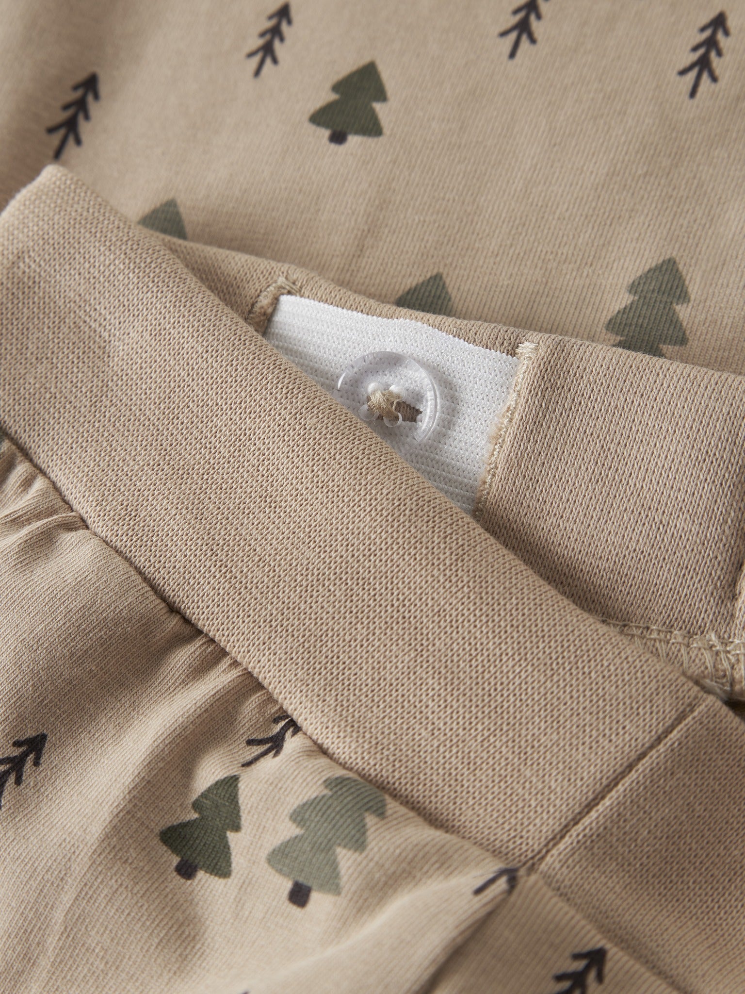 NAME IT baby Vroels pants in Sesame Trees angled view