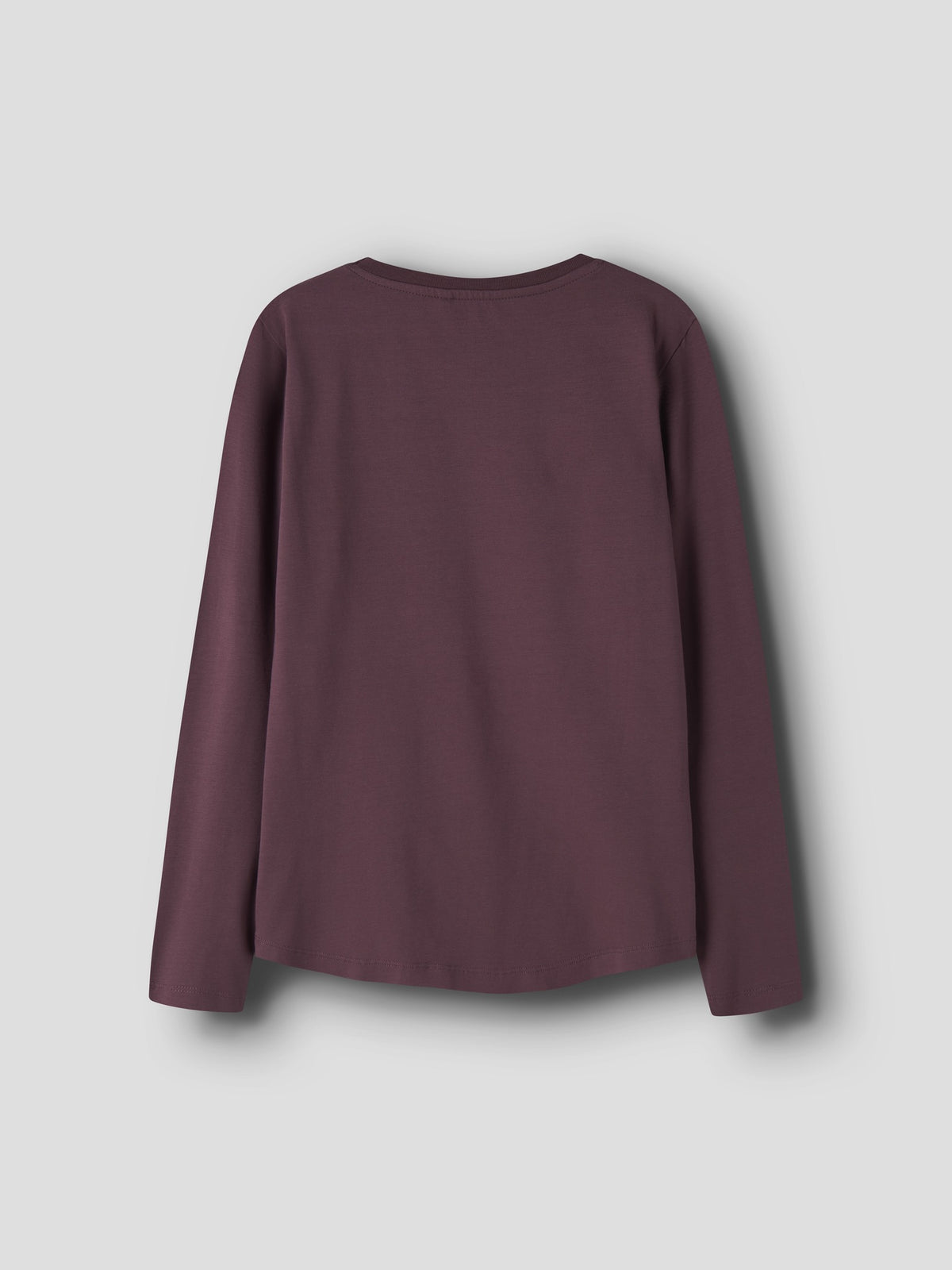 NAME IT Viparty Long Sleeve Top in Catawba Grape Cute Bow back view