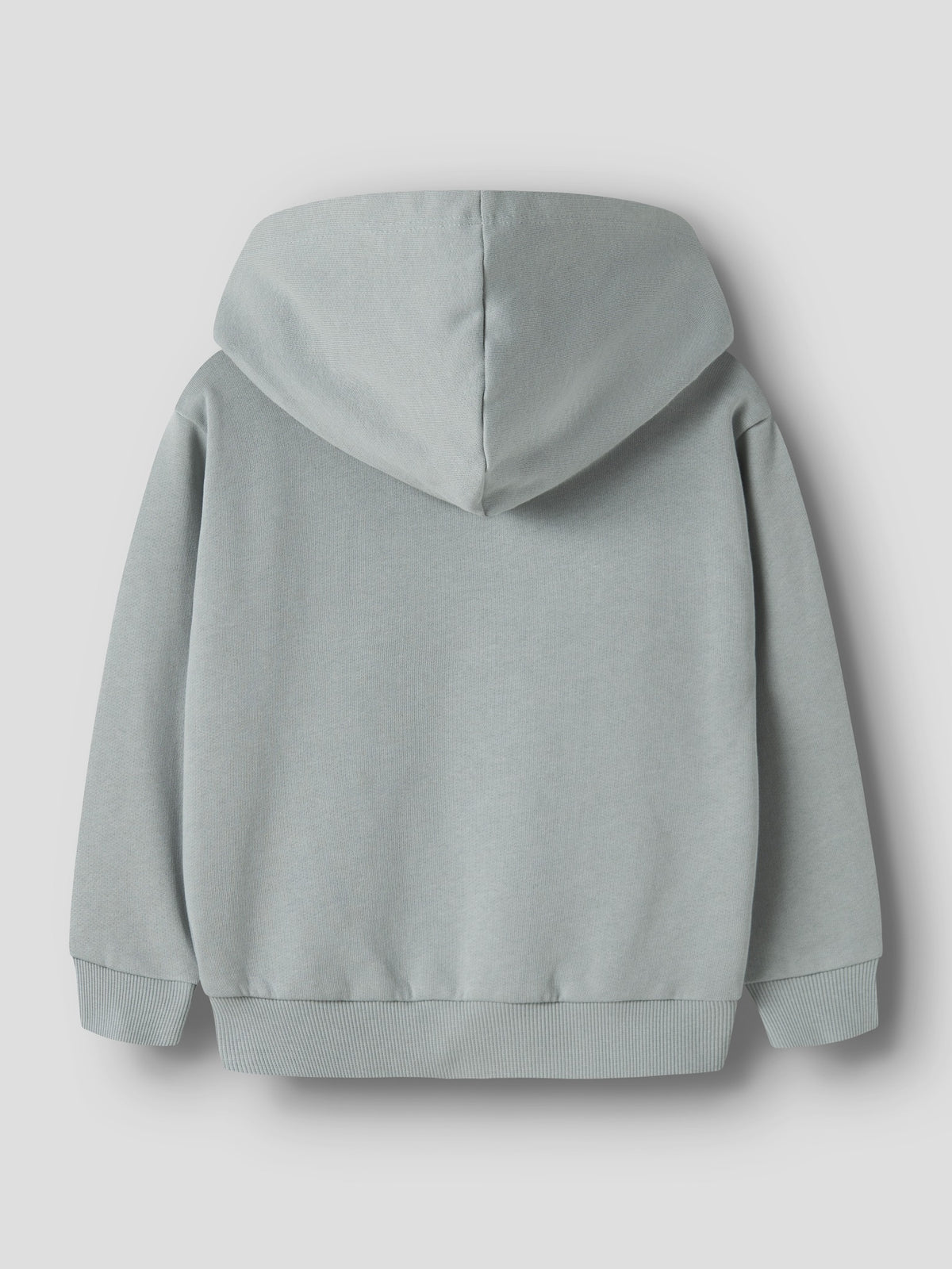 Back view of NAME IT Voltinus zip-up hoodie in Abyss Moose Bike