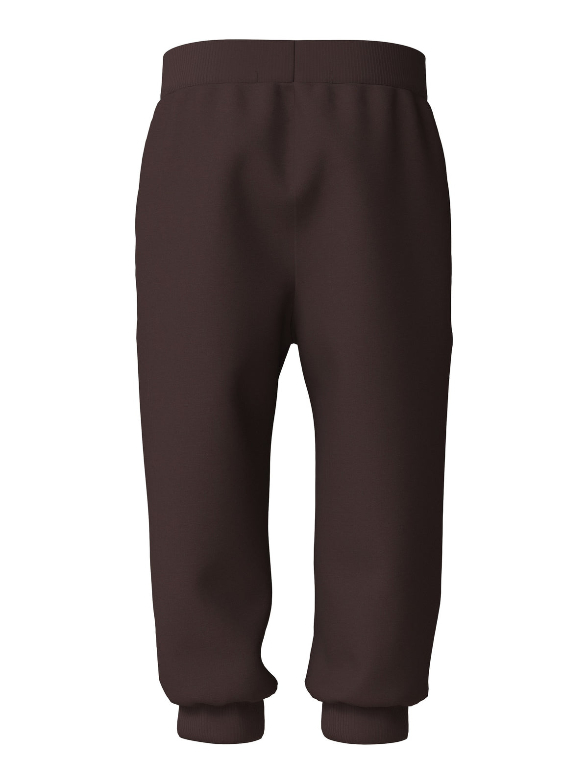NAME IT Voltinus Boys' Sweatpants in Chocolate Plum back view