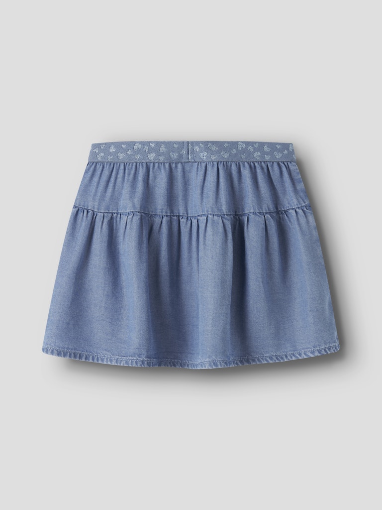 NAME IT Skylar Medium Blue Denim Skirt Medium Blue Denim back view