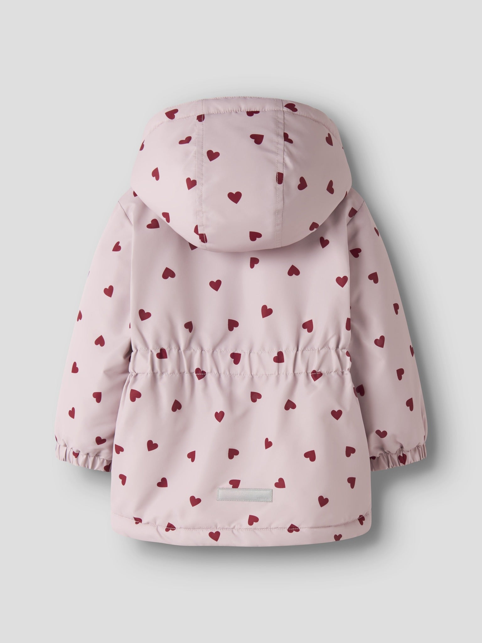 NAME IT Maxi Jacket Pa Aop in Violet Ice back view