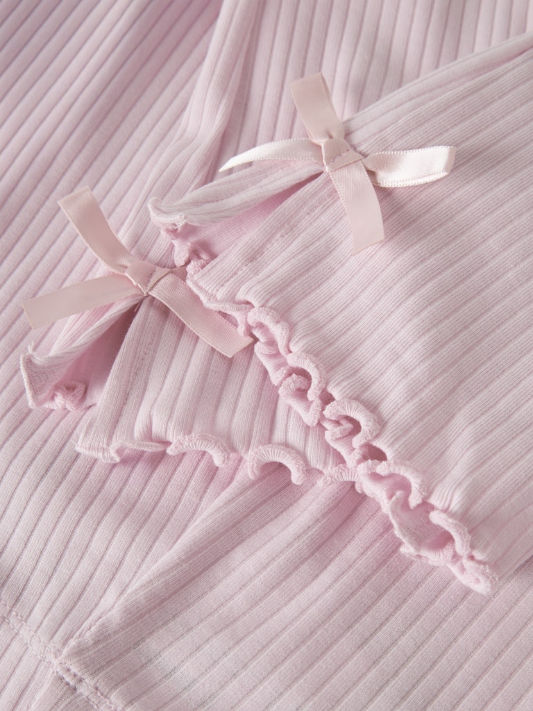 NAME IT Havelle Flared Pink Leggings Cradle Pink back view