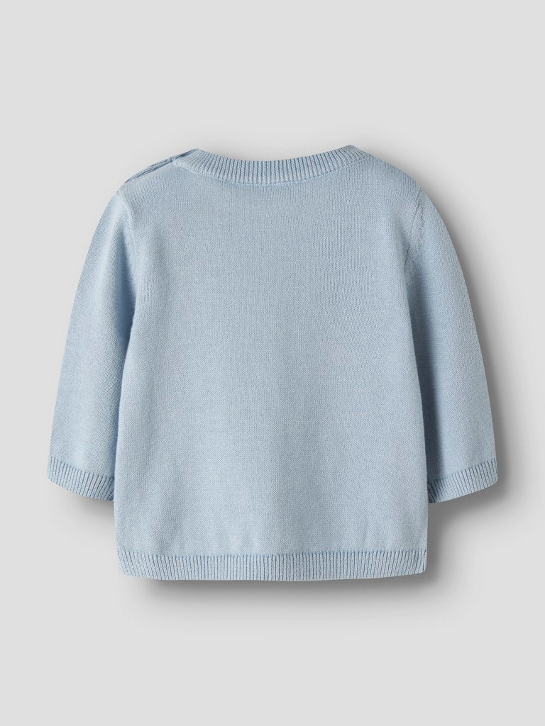 NAME IT Haps Long Sleeve Knit peyote melange side view