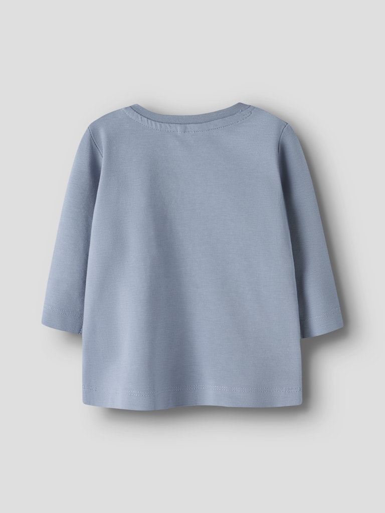 NAME IT Karse Top in Ashley Blue back view