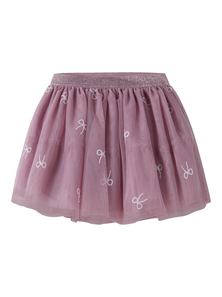 NAME IT Kira Tulle Skirt in lilas front view