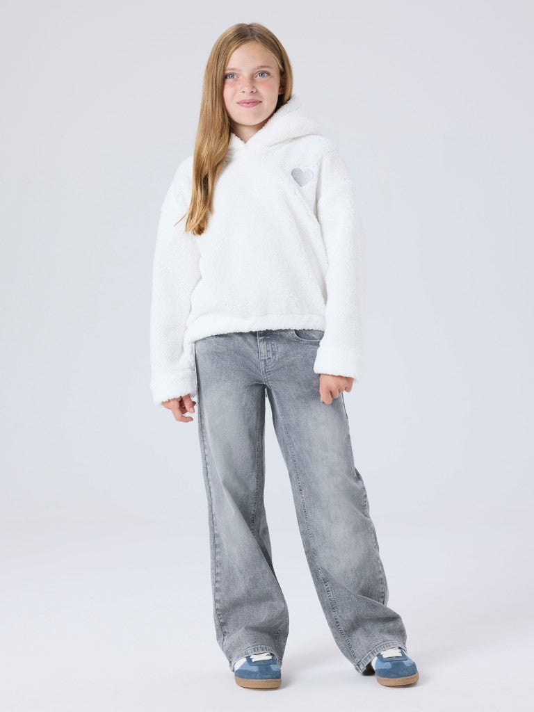 NAME IT Rose Wide Jeans Tb in Medium Grey Denim product detail