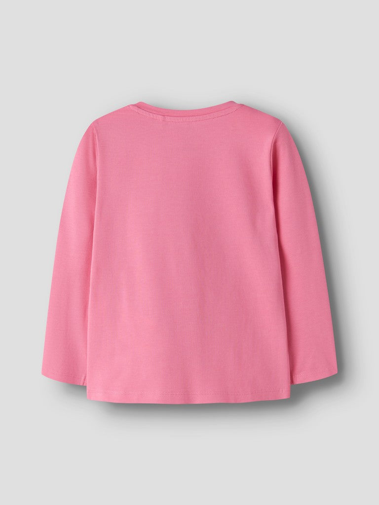 NAME IT Laraine Long Sleeve Top in Flowering Ginger back view