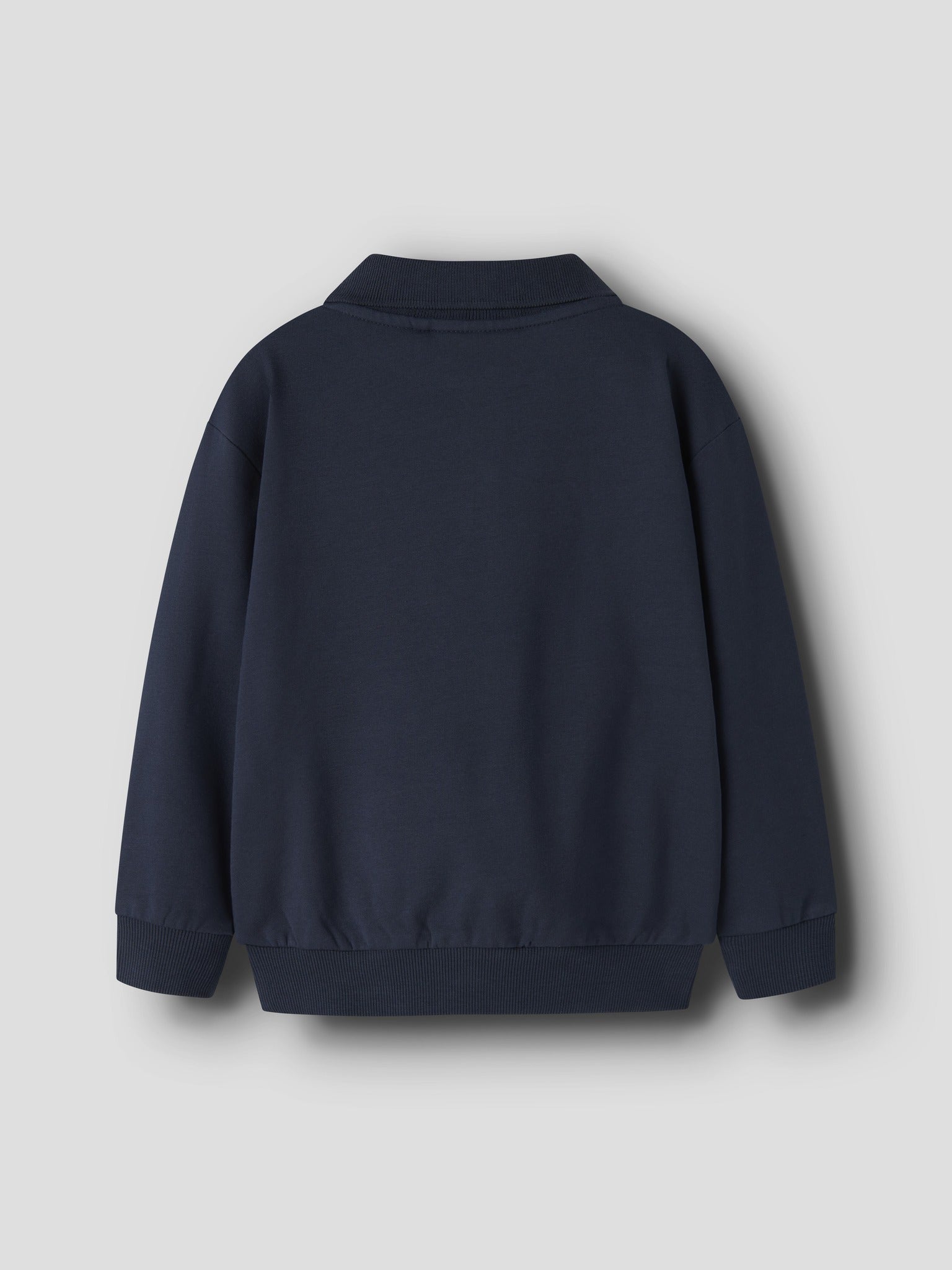 NAME IT Lev Long Sleeve Sweatshirt in Navy Blazer back view