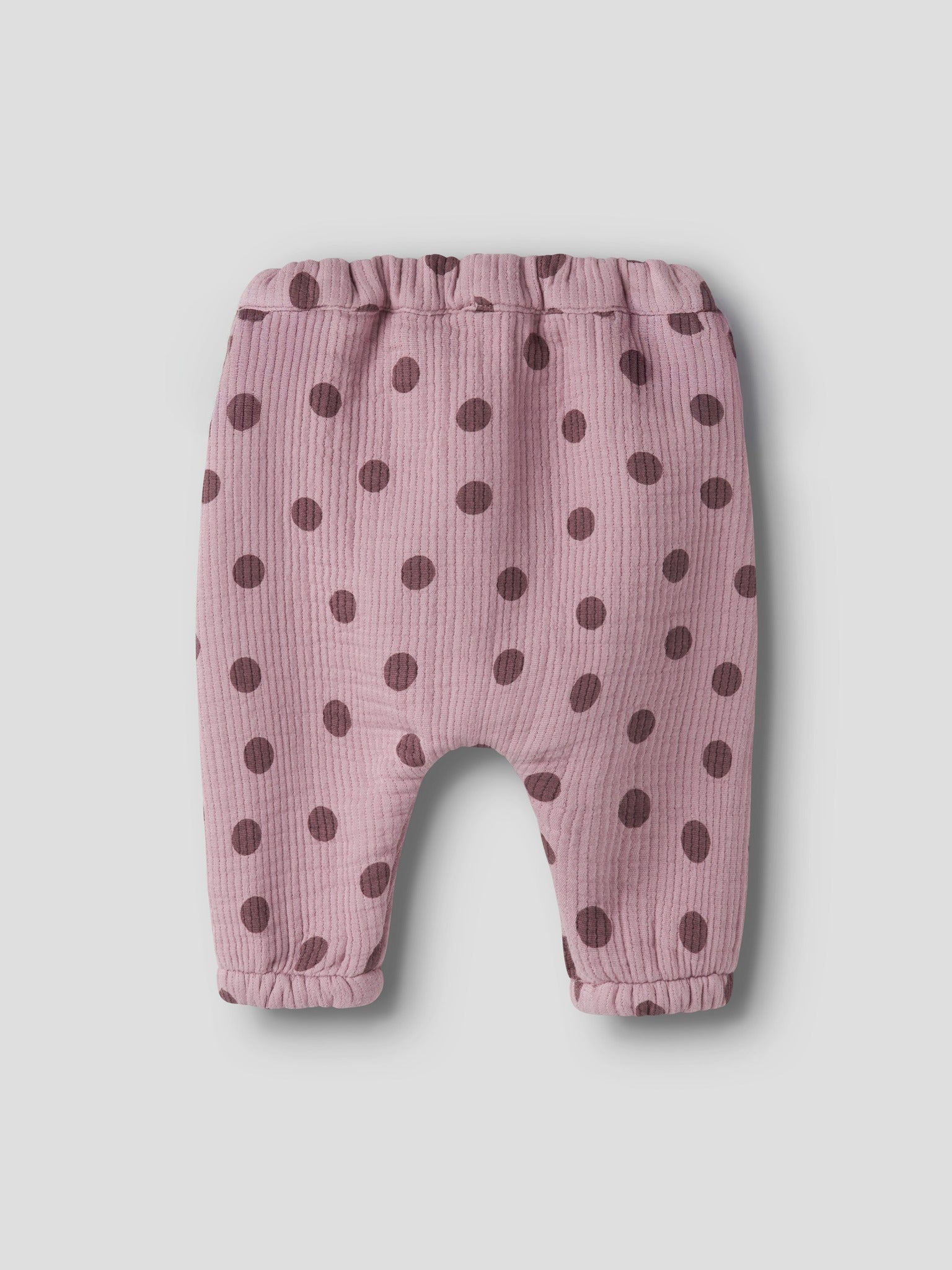 NAME IT Noras Pants in Lilas DOT back view