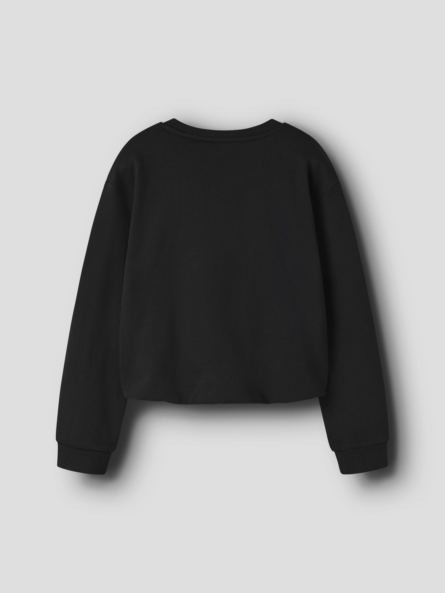 NAME IT Noluvi Long Sleeve Sweatshirt in Black back view