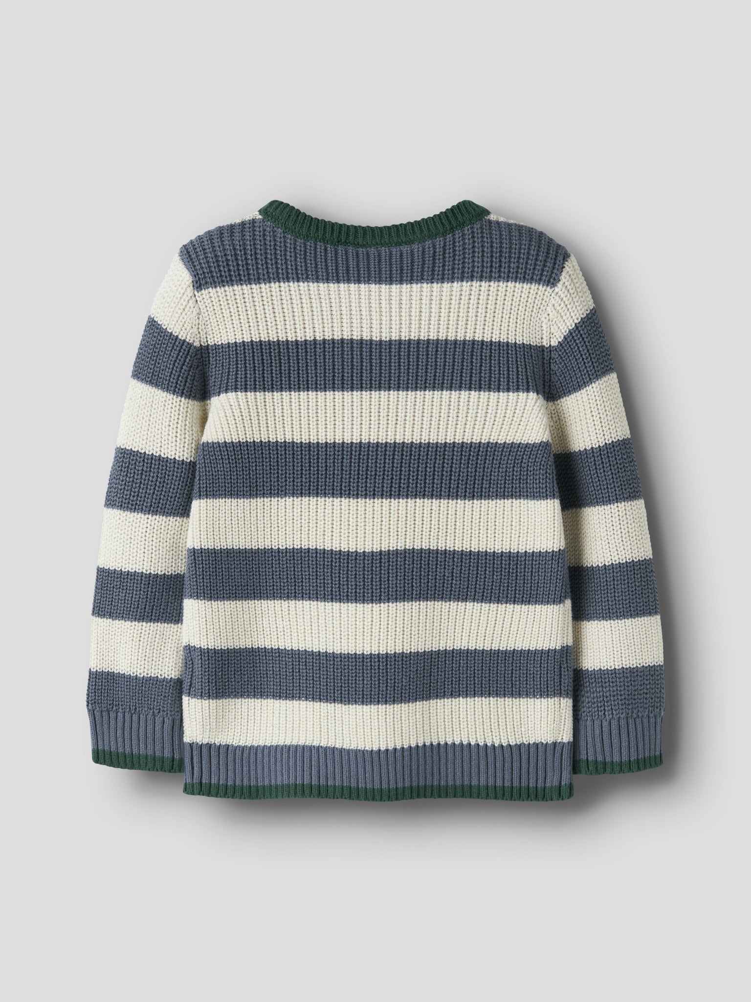 NAME IT Nereus Long Sleeve Knit in Blue Mirage back view