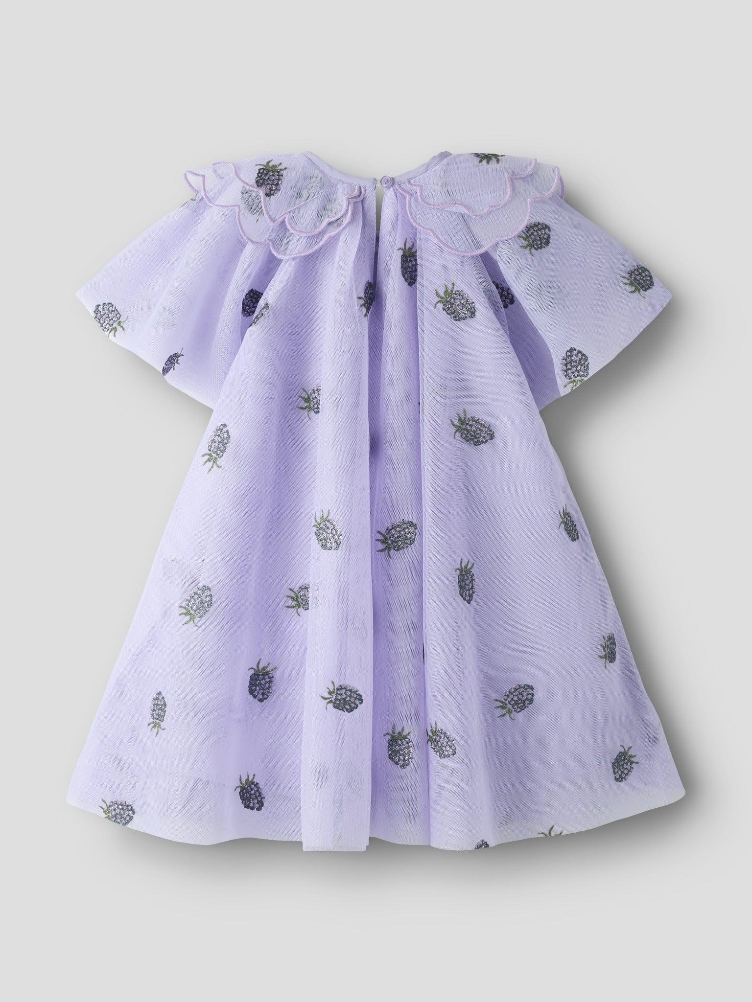NAME IT Olin Tulle Dress in Heirloom Lilac back view