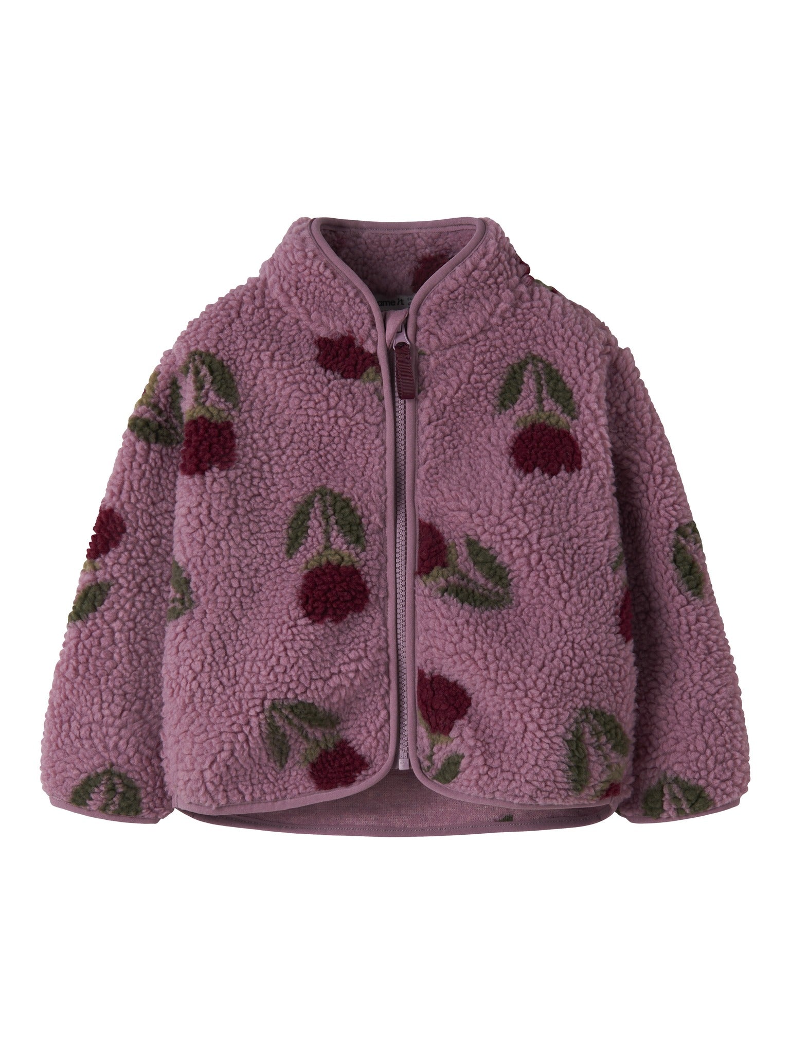 NAME IT Onelda Teddy Card in Lilas front view