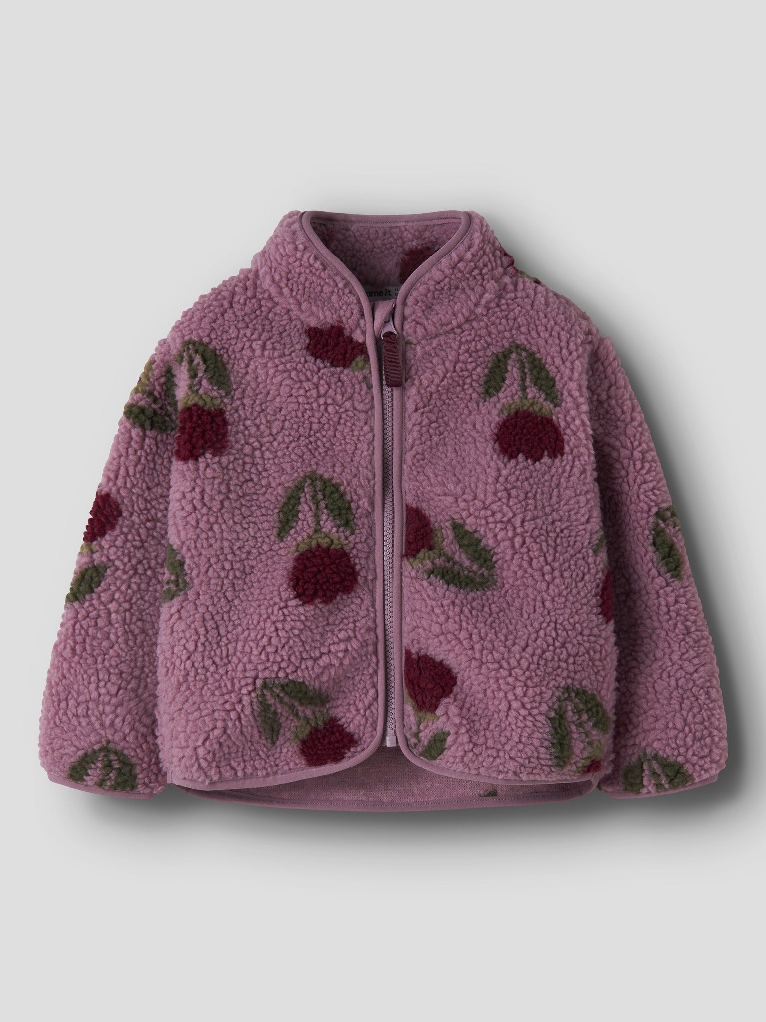 NAME IT Onelda Teddy Card in Lilas angled view
