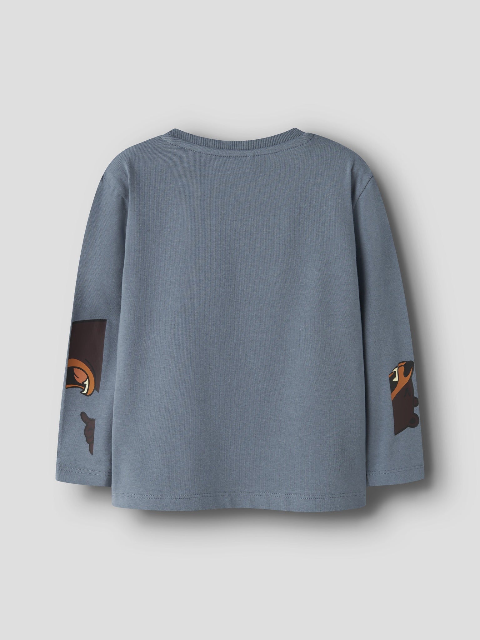 NAME IT Otto Long Sleeve Top in Blue Mirage back view
