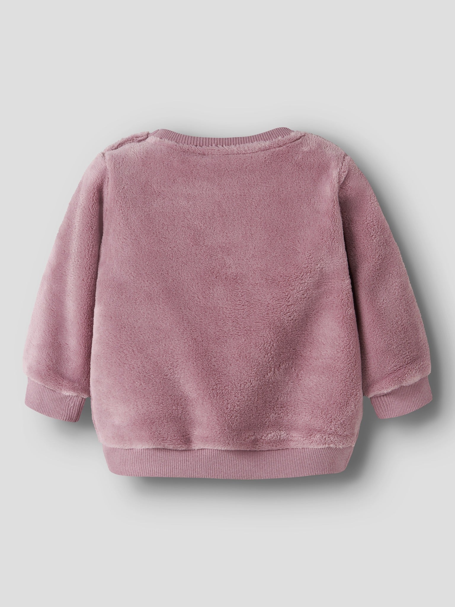 NAME IT Olivine Long Sleeve TEDDY in Lilas back view