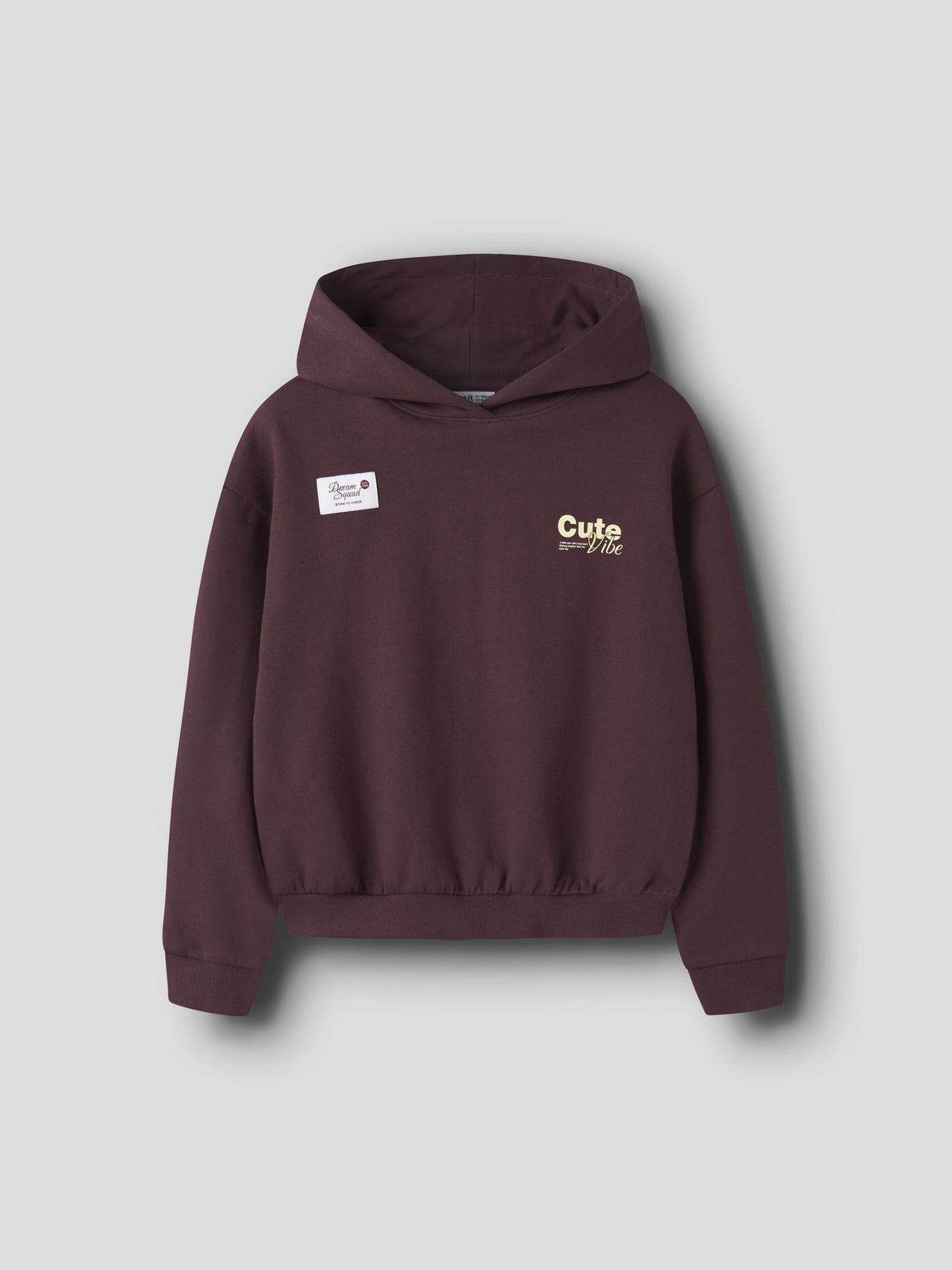 NAME IT Roloui Long Sleeve Rlx Sh Sweatshirt Wh in Catawba Grape side view