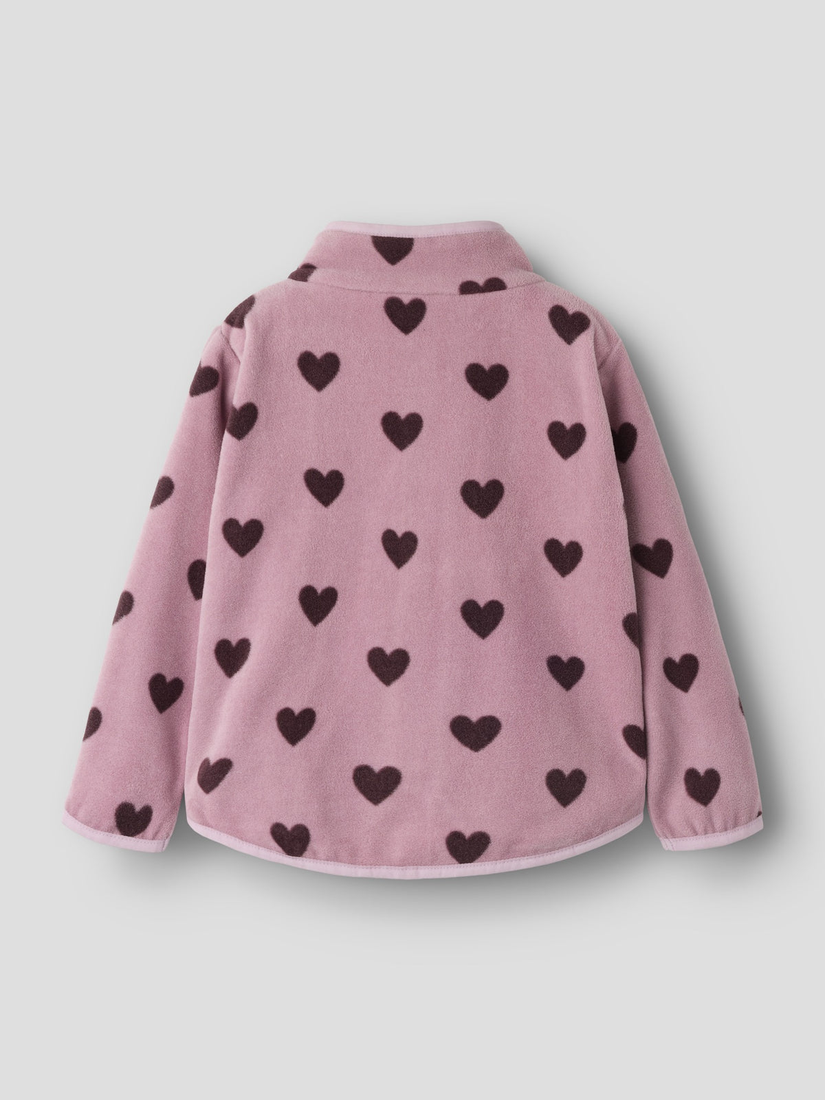 NAME IT Olajas Fleece Jacket in Mauve Shadows back view