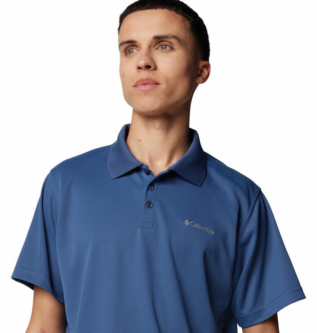 Mens Utilizer™ Polo-Dark Mountain-Close up view