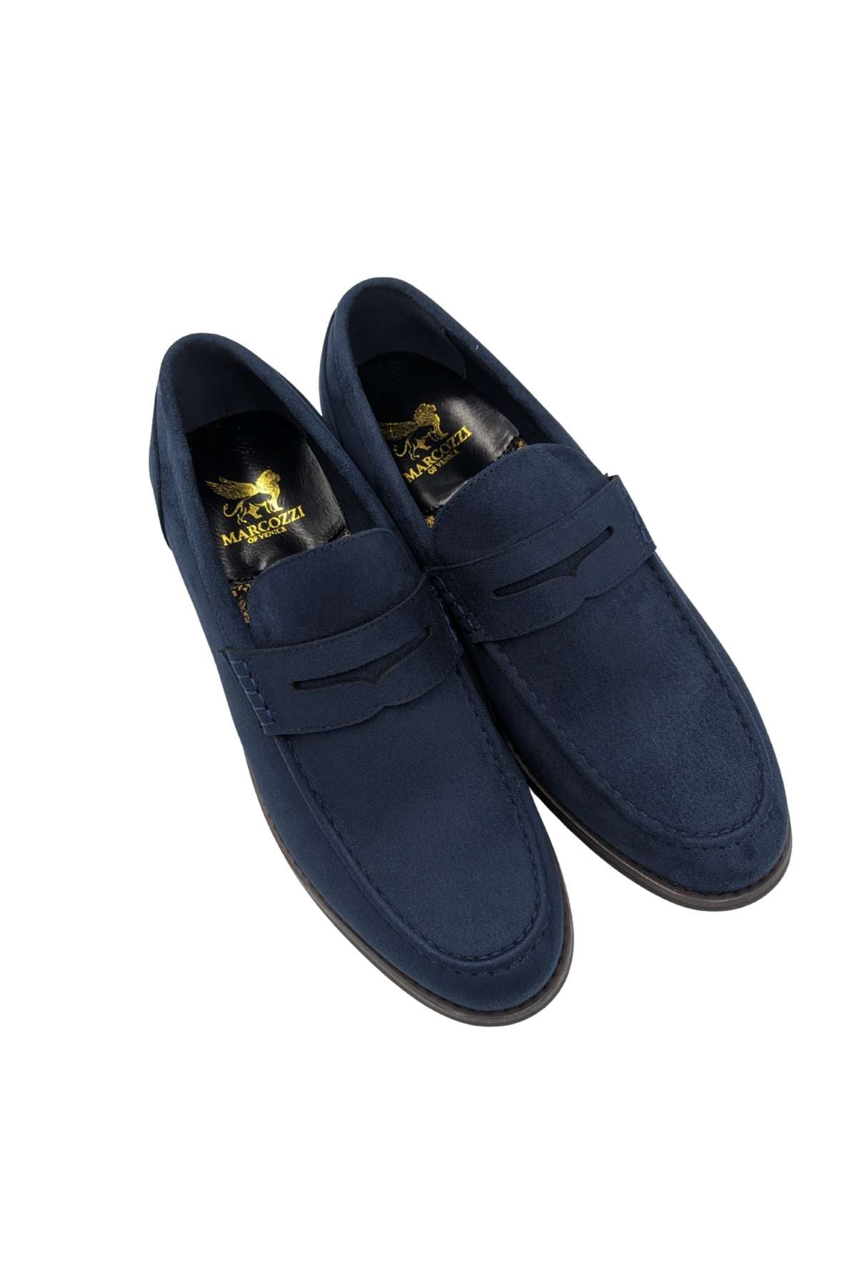Marcozzi Antwerp Presely Blue Loafer Presely Blue back view