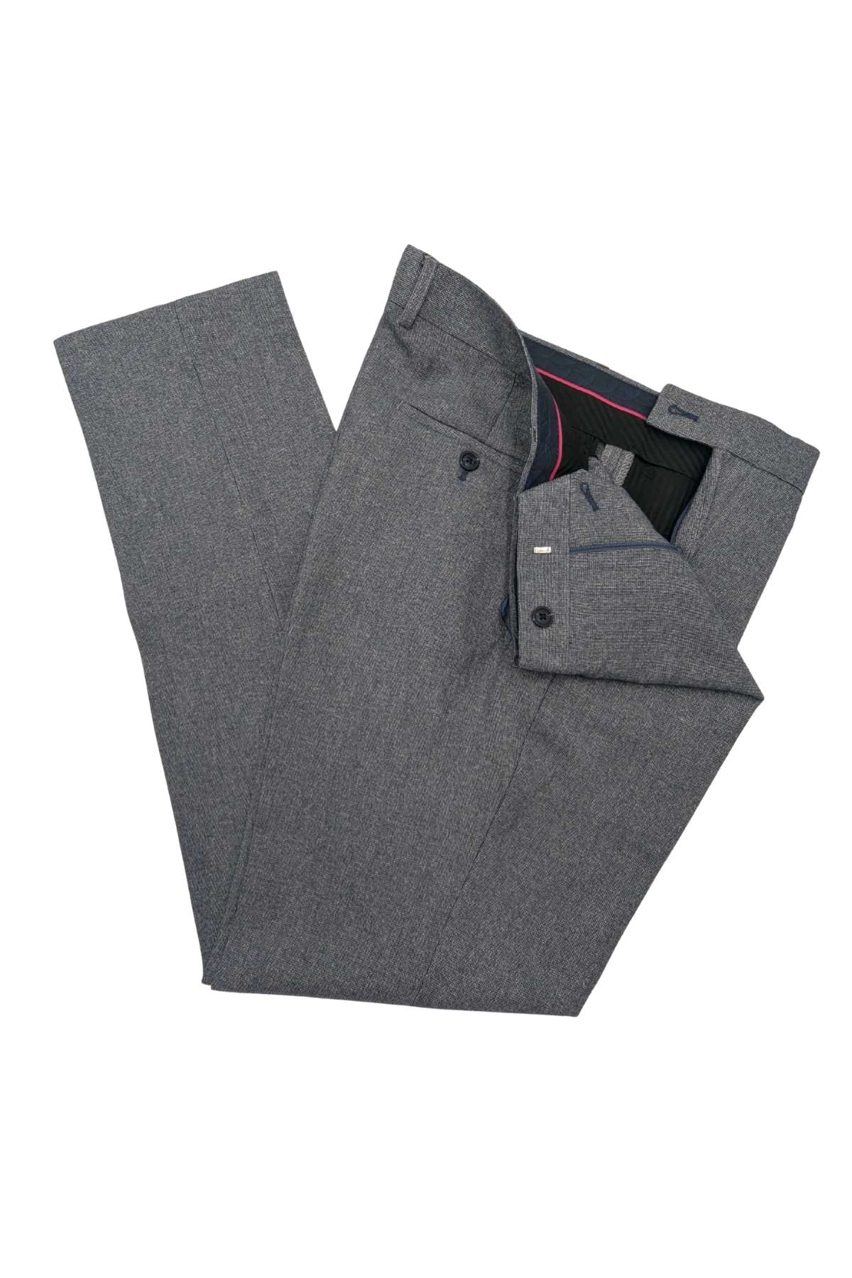 Fratelli Uniti Fratelli Uniti Mario Navy Trousers Navy detail view