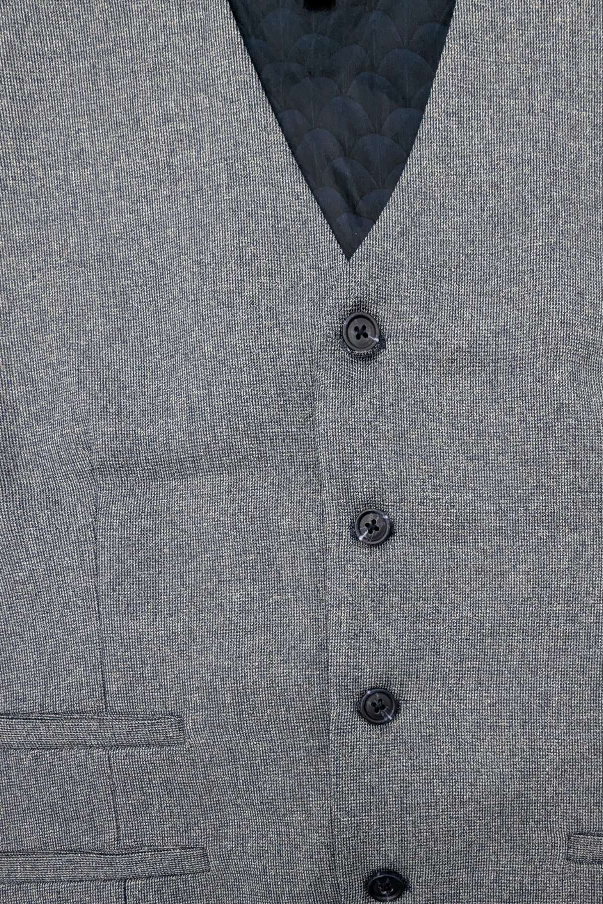 Fratelli Uniti Fratelli Uniti Mario Navy Waistcoat Navy detail view