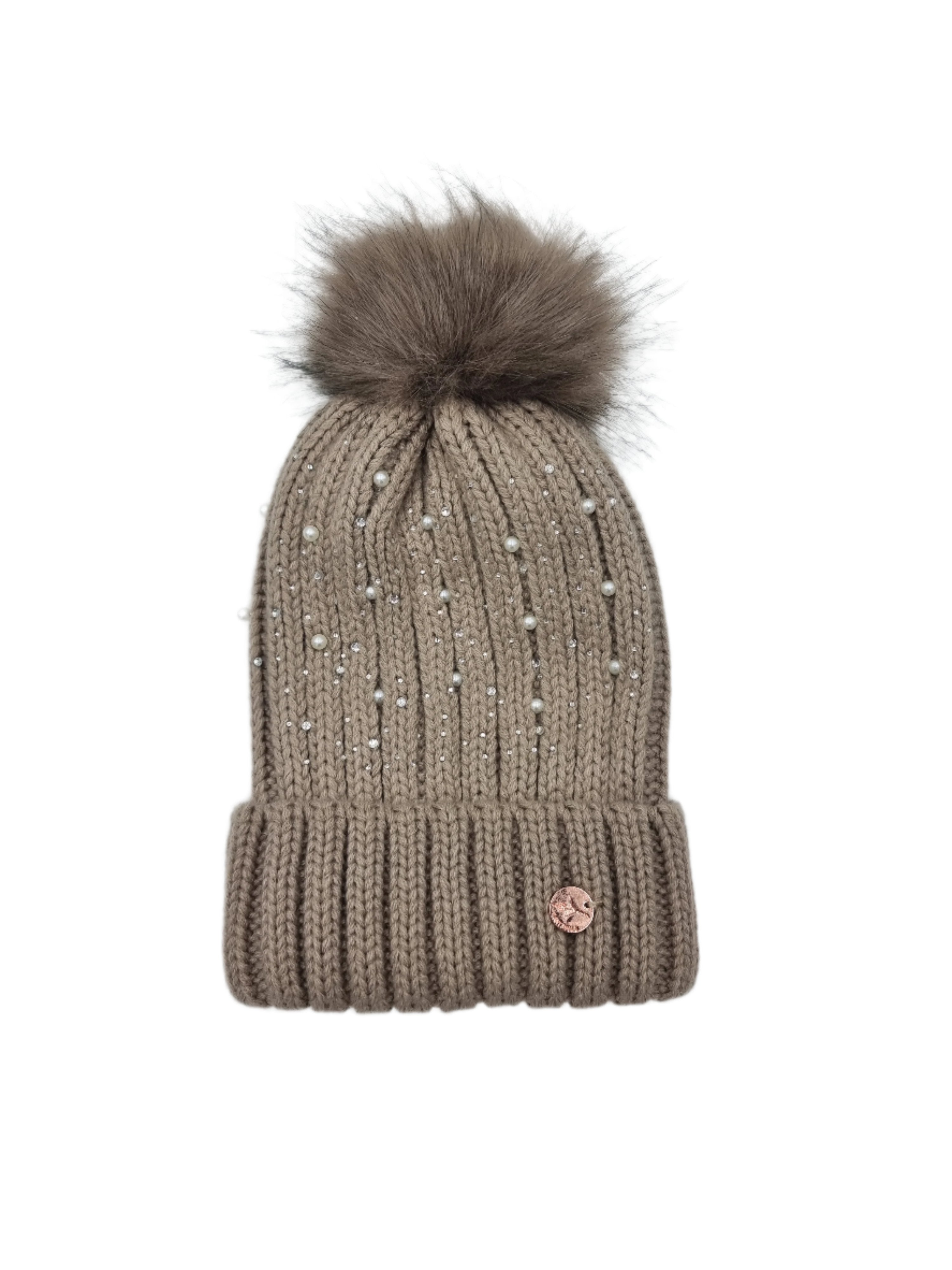 RANT & RAVE LADIES Clarissa Mink Hat Mink front view