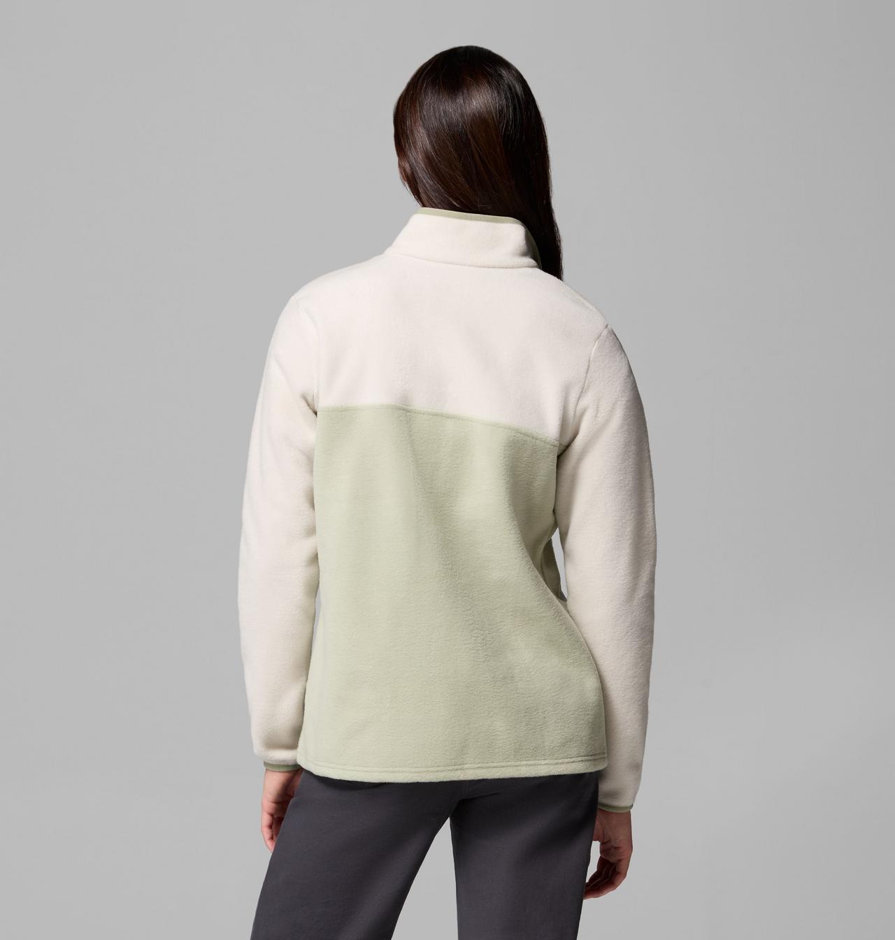 Womens Benton Springs™ 1/2 Snap Pull Over Ii-Safari Dark Stone-Model Back View