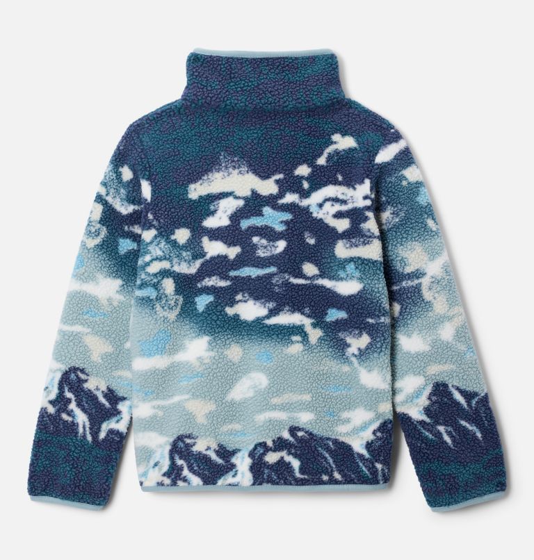 Boys Helvetia™ Ii Printed Half Snap Fleece-Crushed Blue Sisters/Everblue