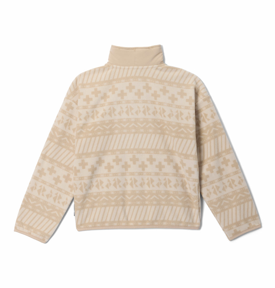 Columbia Boys Sequoia Grove Printed Fleece Jacket - Ancient Fossil, back view