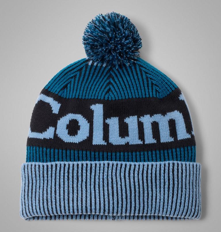 Columbia Unisex Polar Powder III Beanie - Rainy Day / Phoenix Blue / Black, front product view
