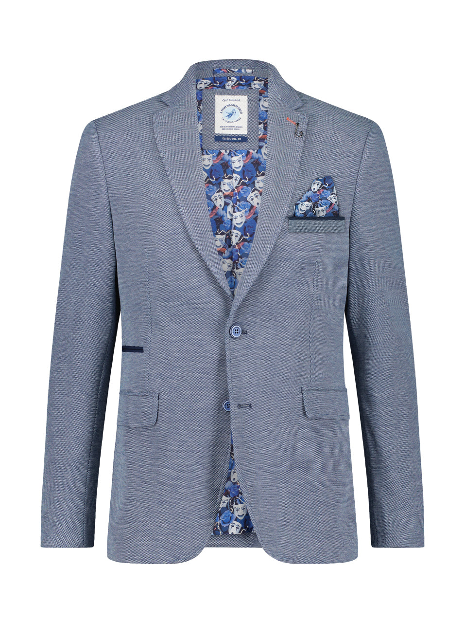 Light Blue Pique Blazer