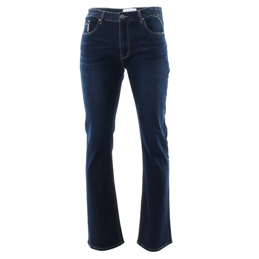 Kenrow Menswear Ted Bootcut Jeans DARK INDIGO detail view