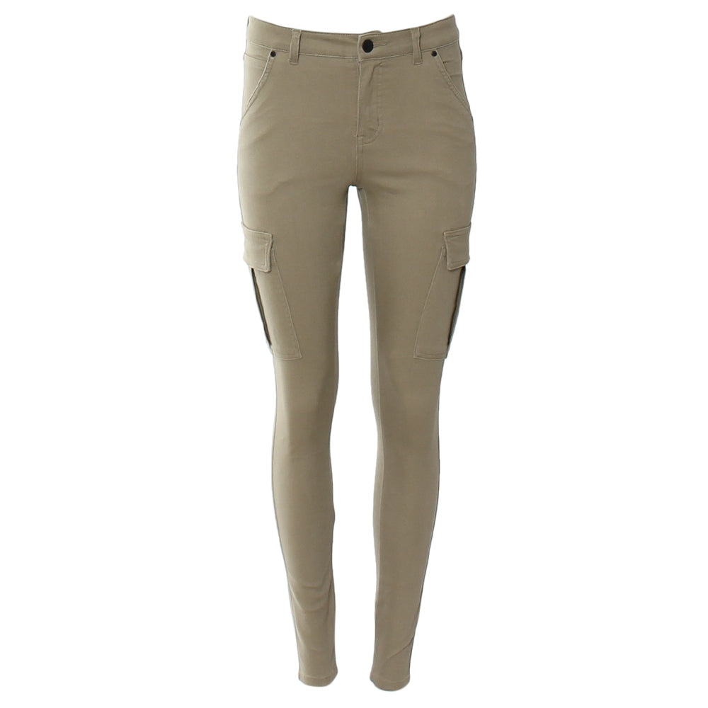 Ladies Lily Combat - Olive-Front View