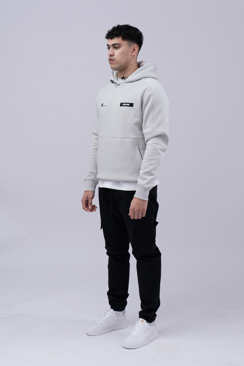 Supreme Being Diego Powder Grey Hoodie Powder Grey detail view